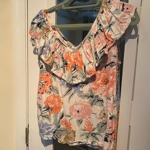LOFT Floral Top. Size S